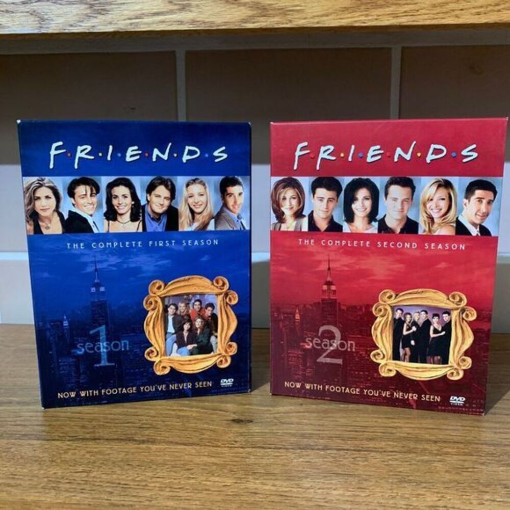 Friends TV Show Complete Season 1 & 2 DVD Box Set‎ Classic 90s Sitcom Collection